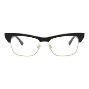 Bottega Veneta Womens Cat Eye Black Black Transparent Fashion Designer Eyewear
